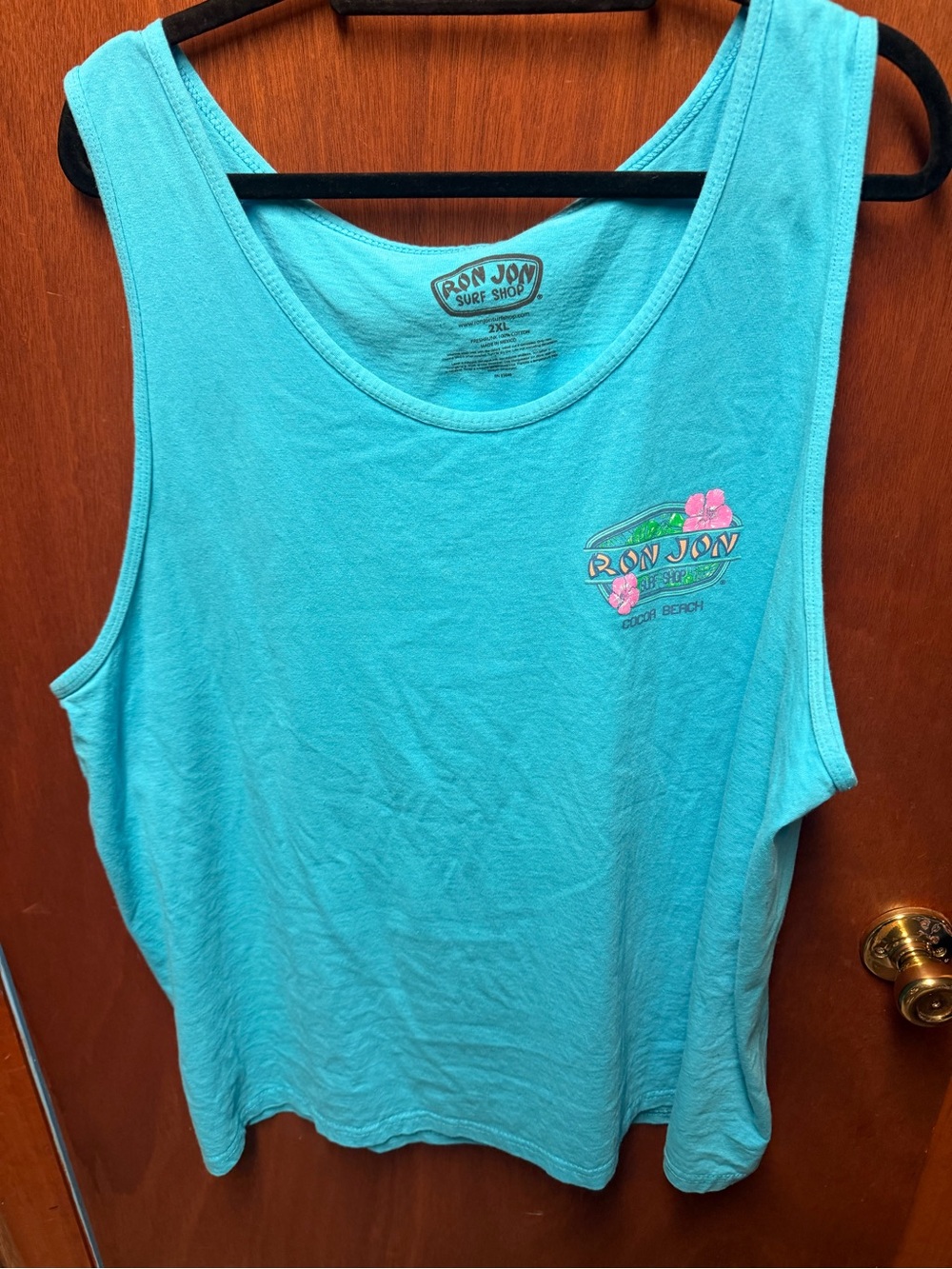 Ron Jon Turquoise Sleeveless Tank Top - Women's